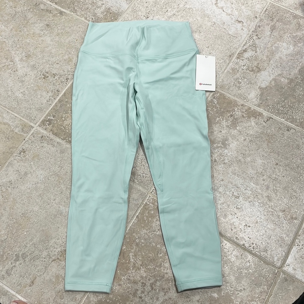 Lululemon 25’’ Align HR pant - mint green 12 NWT
